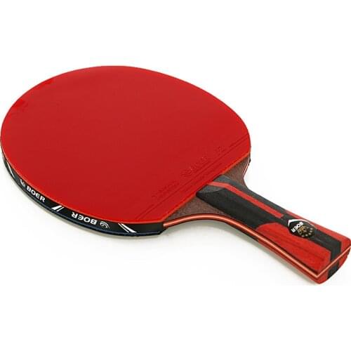 Top Carbon Quality High-grade Blade 6 Star Table Tennis Bat Professional With Rubber Ping Pong Racket Paddle Table Tennis Rack