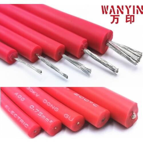 High quality silicone flexible wire high voltage wire and cable 25KV 30KV 40KV 0.5mm 0.75mm 1.0mm 1.5mm
