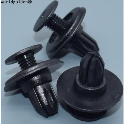 Worldgolden 100pcs auto clip Bumper & Fascia Push-Type Retainer for Nissan 1986-On 01553-03101