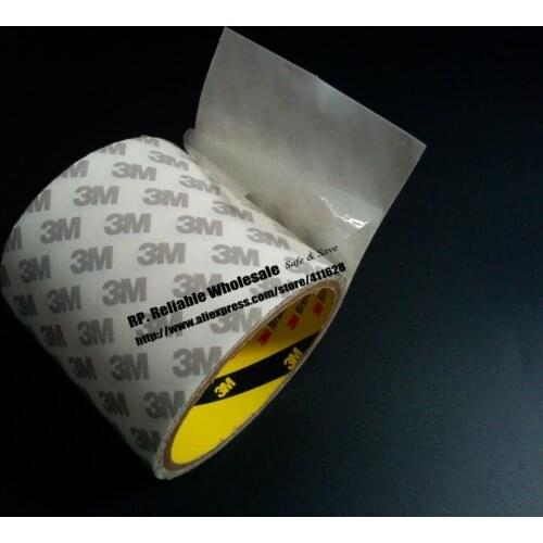 100mm*50M) 3M9080 Translucent Double Coated Tissue Adhesive Tape for phone Tablet Device Screen Display Bezel Bond