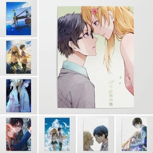 Diamond Mosaic Anime Your Lie Diamond Painting Diamond Inlay DIY Full Diamond Embroidery Living Room Home Decoration