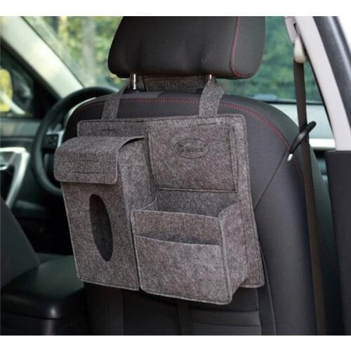 Car Rear Seat Back Storage Bag Multi Hanging Pocket Trunk Bag Organizer Auto Stowing Tidying Interior Accessories Supplies