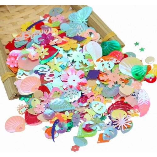 20g Colour Glitter Laser Sequins Kindergarten Hand Materials Garment DIY Craft Nailart Kids Painting Decor Sewing Accessories