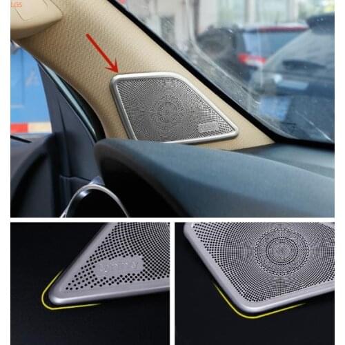 For Haval H9 2015-2019 High-quality stainless steel audio decoration cover Horn cover anti-scratch protection car accessories