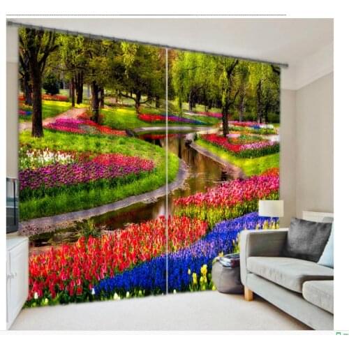 Home modern decoration Curtains for living room colorful curtain window curtains style