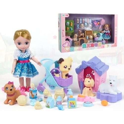 Mini Bjd Doll Baby Play House Toys Simulation Furniture Diy Miniature For Doll House Cute Pet Diy Toy For Children Children Gift