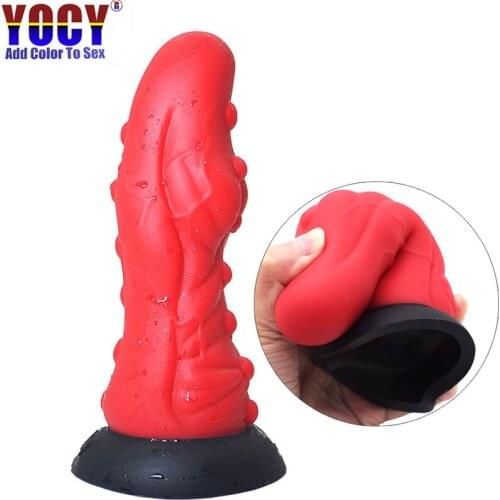 Soft Anal dildo Suction Cup Anal Plug Vagina Anus Expansion Women dildo G-spot Stimulation Big Dildo Adult Sex Toy for Women Men