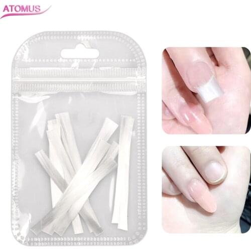 Nailart Extension Fibernails Fiberglas Nail Form Acrylic Tips Fiber Glass for Nails Silk Building Nail Tool Manicure Tool