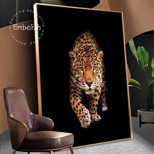 1 Pieces Wild Animals Leopard Modern Home Decor Wall Pictures For Living Room HD Print On Canvas Oil Paintings Bedroom Artworks