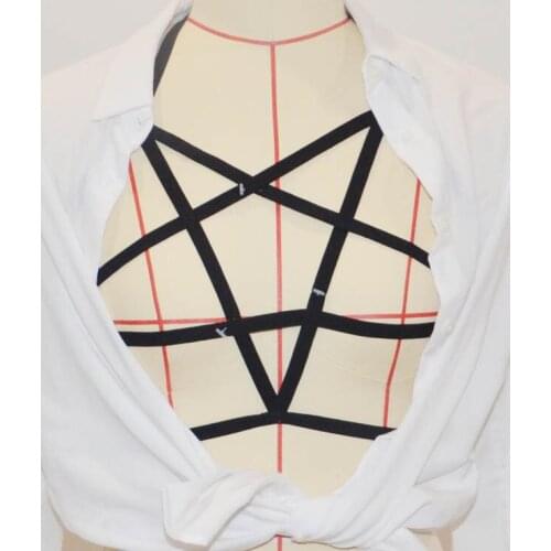 New popular Sex Erotic Porn Sexy Ladies lenceria erotica Women Body Harness Bra Fetish Chest Bondage Lingerie Erotic Gothic