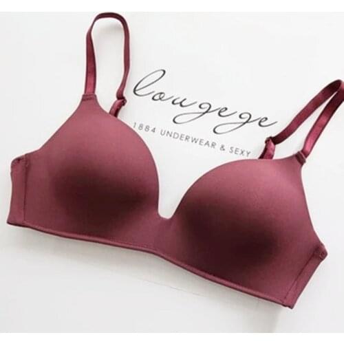 Gathered Breast Small Chest Bra 32 34 36 38 Student Brassiere Intimates Bra For Women Sexy Underwear Super Push Up Bra For Girl