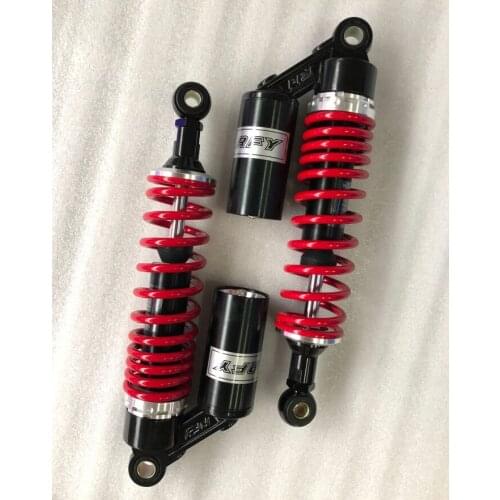 1pair Universal 7mm spring 320mm motorcycle air SHOCK ABSORBERS for Honda Yamaha suzuki VS800 Intruder kawasaki atv Black + red