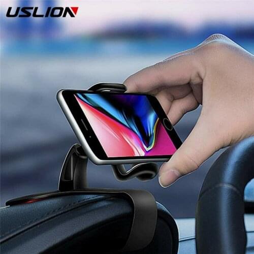 Universal Car Dashboard Car Phone Holder Easy Clip Mount Stand 360° Rotation GPS Display Bracket Support For iPhone 11 Samsung