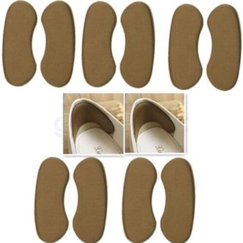 5 Pair/Pack Sponge Back Heel Pads For High Heel Shoes Grip Adhesive Liner Foot Care Cushion Protector Pads Insoles