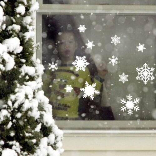 12 Vinyl Snowflake Decals for the Holidays- Christmas Winter Decorations - For Windows, Door, Wall, Christmas Decor Stickers