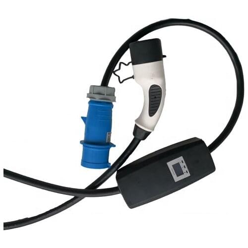 16A type 2 cee mode 2 ev cable electric car charger station for ev charging