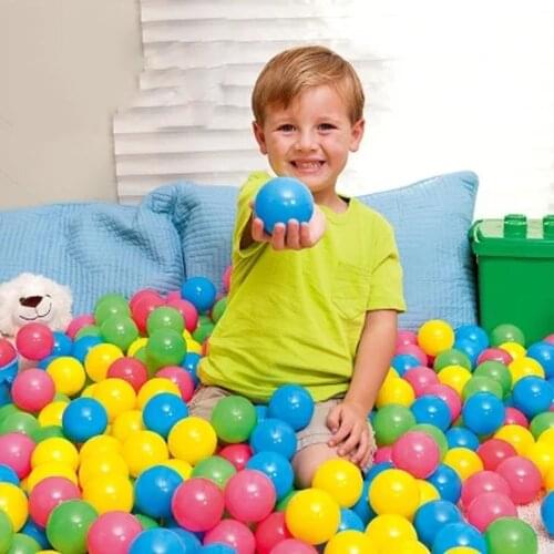 200 Pcs/Lot Plastic Ball Eco-Friendly Colorful Balls Soft Kid Swim Pit Toy Outdoor Beach Ocean Wave Ball Water Pool Children Toy