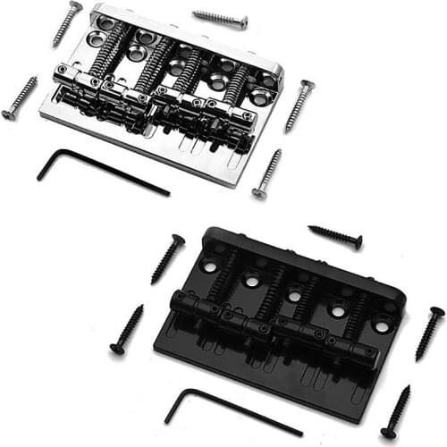 4 String Hardtail Bass Guitar Bridge for Fender Precision Jazz Bass PB JB Style Bass