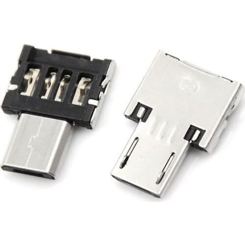 3pcs/lot Micro USB Male to USB Female OTG Adapter Converter For Android Tablet Phone For Xiaomi For HTC For Samsung 15.4x11mm