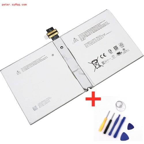 7.5V 5087mAh G3HTA027H Laptop Battery For Microsoft Surface Pro 4 1724 12.3" Tablet DYNR01