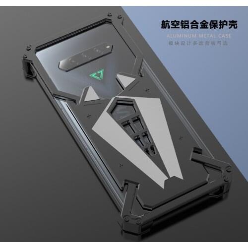 Aluminum Metal Bumper Case For Blackshark 4 Pro Case Armor Shockproof Stainless Cover For Blackshark 4 Pro Full protection Coque