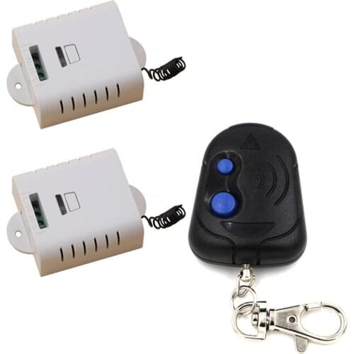 85V 110V 120V 220V 250V 1CH Wireless Remote Control Switch Transmitter with2-buttons Receiver for Appliances Gate Garage Door