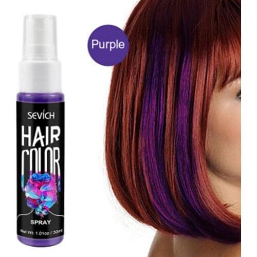 DIY Disposable Hair Color Dye Non-toxic Hair Color Washable Hair Dye Crayons Halloween Masquerade Hair Color Spray Hair 30ML