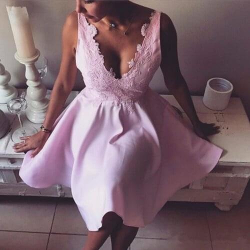 Женские платья с v-образным вырезом DongFlower China At AliExpress