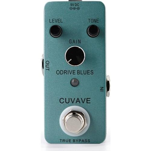Cuvave ODRIVE Blues Overdrive Guitar Effect Pedal Zinc Alloy Housing Electric Guitar Musical Instrument Guitar Accessories