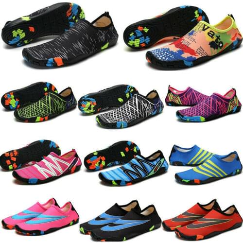 Mens Womens Non-slip Light Swimming Beach Shoes Aqua Skin Soft Water Shoes