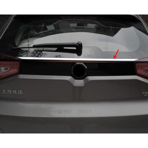 1pc for MG GS 2015-2017 Rear box glass Trim Tailgate strip sticker