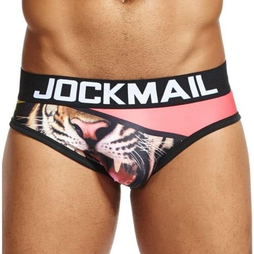JOCKMAIL Mens Underpants Low Waist Nylon Mens Triangle Pants Wholesale
