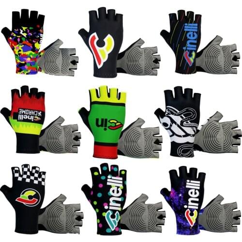 New Cycling Gloves Half -finger Guantes Ciclismo Men & Women Bike Glove Anti-slip Breathable Gel Gym Road Gloves MTB