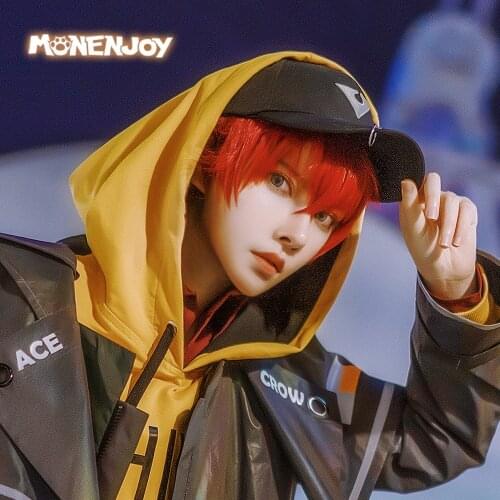 Monenjoy Honor of Kings Sun Liu Bei Cosplay Wig Time Difference Lover Cos Hair