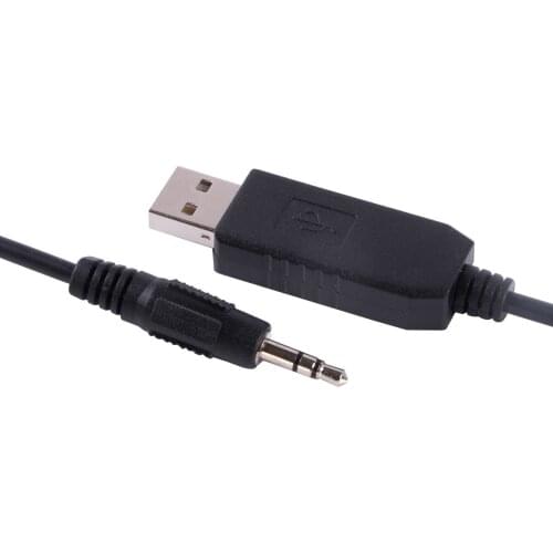 Prolific PL2303HXD USB to RS232 Serial 3Poles 3.5mm Stereo Audio Jack Plug Adapter Converter Data Transmission Cable