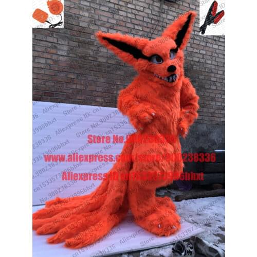 3-D Eyes Fursuit Fullsuit Teen Kyuubi Kitsune Gumiho Costumes Child Full Furry Suit Furries Anime Digitigrade Bent Legs
