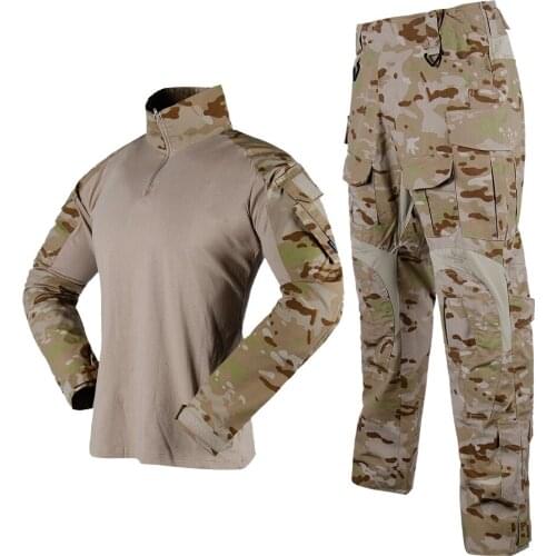 Surface Waterproof Grey Multicam Camouflage Suit Upgraded Tactical Pants Tactical Shirt Combat Shirt For Men