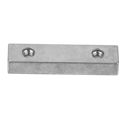 Z043M Metal Zinc Alloy Double Slot Nut Used to Fix Base or Reinforcing Plate wood screw and nut solid and durable