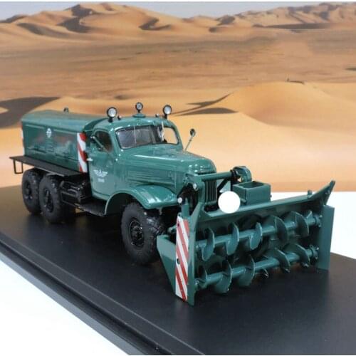 1:43 scale Alloy Toy Vehicles SSM Soviet Union ZIL 470 157E Snow sweeper Car Model Of Childrens Toy Car Authentic Kids Toys