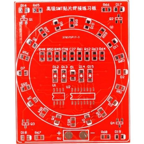 Welding Practice Board Soldering Skill Training Beginner DIY Kit Electronic Kit for Self-Assembly 1 set SMD SMT Components