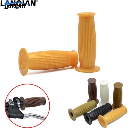 1 Pair 25mm Assist Bar Ends Motorcycle Rubber Handlebar Hand Grips for Suzuki Kawasaki Honda Yamaha Silicone Accessories