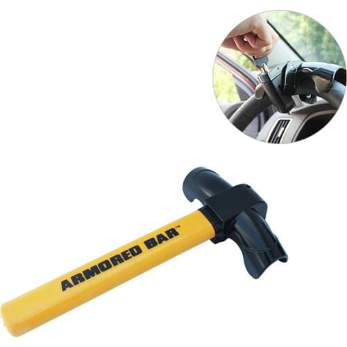 1Pc Durable Car Steering Wheel Lock T Shape Universal Car Security Lock High Safety Anti-Theft Lock For Car SUV Truck Auto