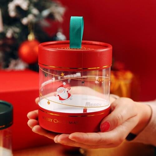 1pcs Christmas Apple Gift Box Packaging Box Christmas Eve Creative Candy Gift Box Small Gift Empty Box