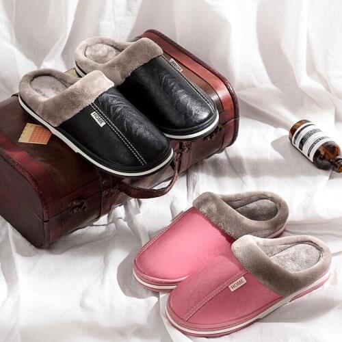 2021 Fashion Winter Slippers House Soft Sole Slip on Fluffy Warm Casual Unisex Ladies Boys Girls Indoor Bedroom Fur Shoes