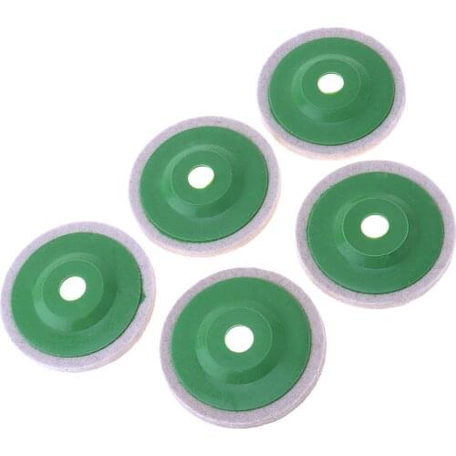 5pcs Precision Soft Wool Polishing Plate Felt Wheels for Metal / Glass / Ceramics and stainless steel grinding