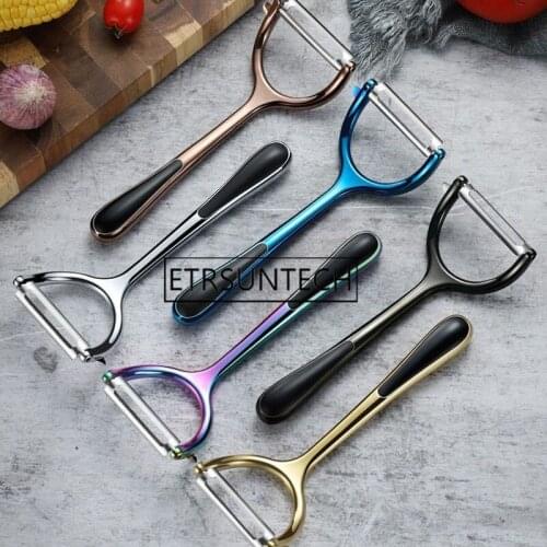 50pcs Zinc Alloy Vegetable Peeler & Julienne Cutter Rotary Julienne Peeler Potato Carrot Grater Paring Knife Kitchen Tools