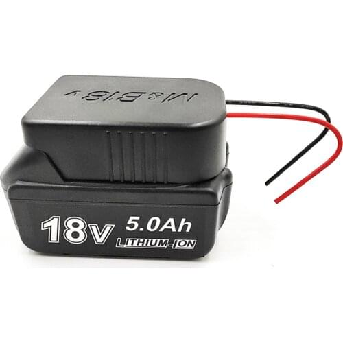 Adapter For MAKITA&BOSCH 18v Battery power mount connector adapter dock holder with 12 awg wires adapter