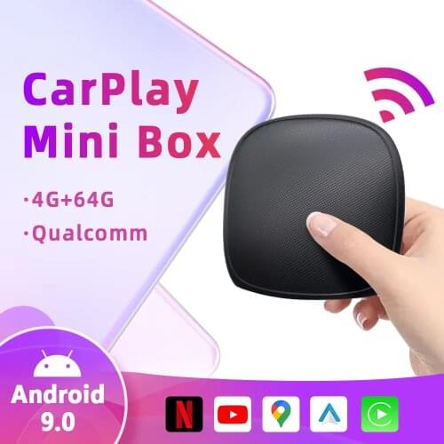 Car Smart Carplay Android Box Car Multimedia Play Ai 9.0 Box Wireless Android Auto Applemini Mini 4+64G For Porsche 2017-2021