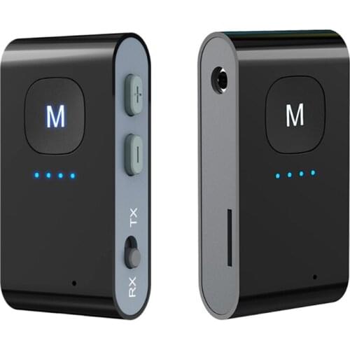 Bluetooth-compatible Receiver for Music Streaming AUX Port Small Piece Car Kits Wireless Adapter 3.5mm Port Hands-free