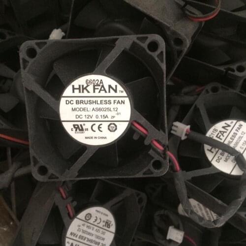 HK FAN AS5020H12 DC 12V 0.3A 50x50x20mm 2-Wire Server Cooling Fan